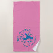 Serviette De Plage Motif Dogue Allemand (Devant)