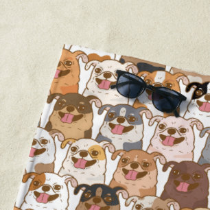 Serviette De Plage Motif du Chihuahua