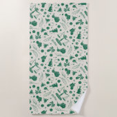 Serviette De Plage MOTIF du club de classe HOGWARTS™ (Devant)