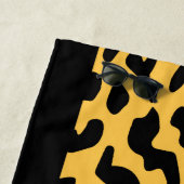 Serviette De Plage Motif Empreinte de léopard (En situation)