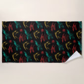 Serviette De Plage Motif en chef Dragon (Devant)