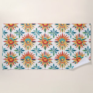 Serviette De Plage Motif Ensoleillé