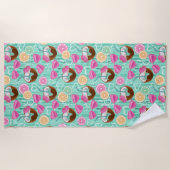 Serviette De Plage Motif Été Plage (Devant)