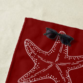 Serviette De Plage Motif étoile de mer (En situation)