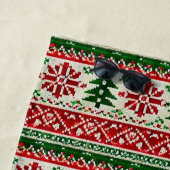 Serviette De Plage Motif Festif avec étoiles (En situation)