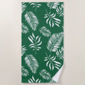 Serviette De Plage Motif feuille 12 (Devant)