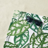Serviette De Plage Motif Feuille vert tropical (En situation)
