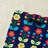 Serviette De Plage Motif floral coloré (En situation)