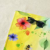 Serviette De Plage Motif fluide et dynamique (En situation)