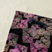 Serviette De Plage Motif fractal moderne (En situation)