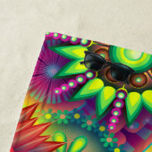 Serviette De Plage Motif funky rétro Abstrait Bohème (En situation)