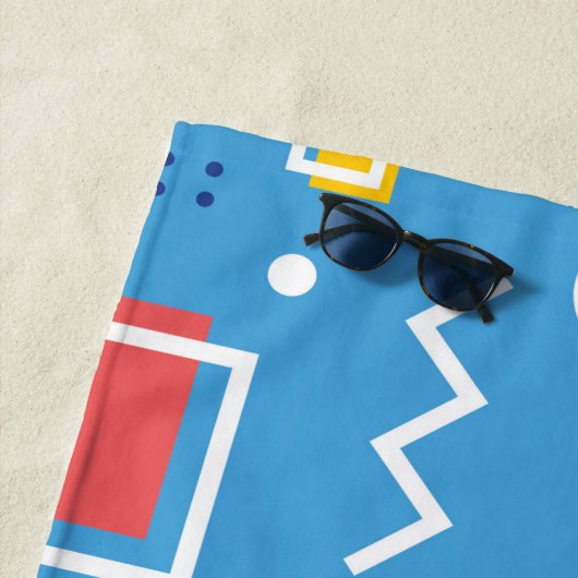 Serviette De Plage Motif géométrique 1 (En situation)