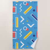 Serviette De Plage Motif géométrique 1 (Devant)