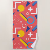 Serviette De Plage Motif géométrique 2 (Devant)