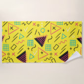 Serviette De Plage Motif géométrique 6 (Devant)