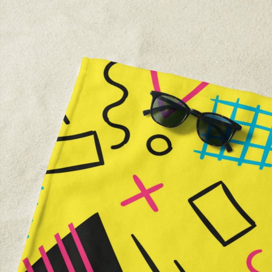 Serviette De Plage Motif géométrique 6 (En situation)