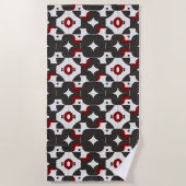 Serviette De Plage Motif géométrique abstrait (Devant)