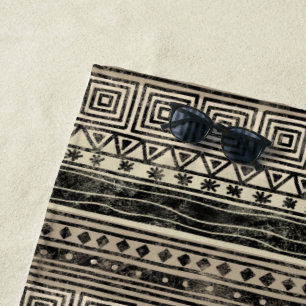 Serviette De Plage Motif géométrique africain