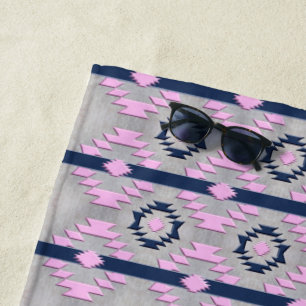 Serviette De Plage Motif géométrique du sud-ouest