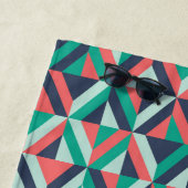 Serviette De Plage Motif géométrique moderne de la moitié du siècle (En situation)