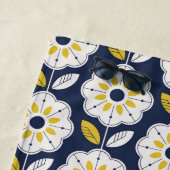 Serviette De Plage Motif géométrique vintage (En situation)