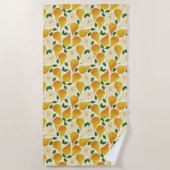 Serviette De Plage Motif Golden Pears (Devant)