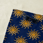 Serviette De Plage Motif Golden Sun par Shirley Taylor (En situation)