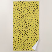 Serviette De Plage Motif guépard (Devant)