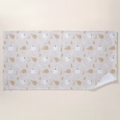 Serviette de plage Motif Halloween douillette (Devant)