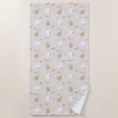 Serviette de plage Motif Halloween douillette (Devant)