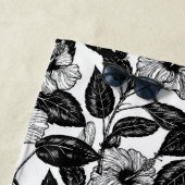 Serviette De Plage Motif Hibiscus (En situation)