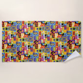 Serviette De Plage Motif Iconic FRIENDS™ (Devant)