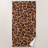 Serviette De Plage Motif léopard (Devant)