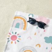Serviette De Plage Motif météorologique mignon (En situation)
