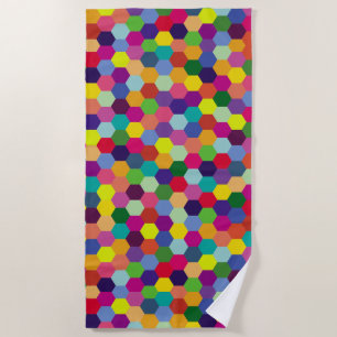Serviette De Plage Motif Moderne Colorful - Housseur de printemps mod