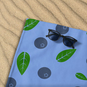 Serviette De Plage motif Myrtilles
