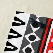 Serviette De Plage Motif natif Aztec (En situation)