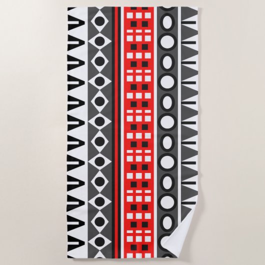 Serviette De Plage Motif natif Aztec (Devant)