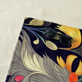 Serviette De Plage Motif Otomi couleur Whimsical (En situation)