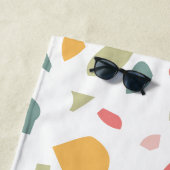 Serviette De Plage Motif pastel moderne (En situation)