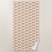 Serviette De Plage Motif Peppers (Devant)