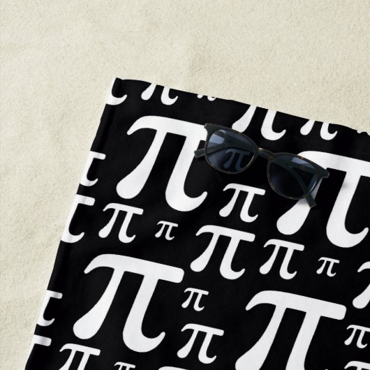 Serviette De Plage Motif Pi (En situation)