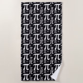 Serviette De Plage Motif Pi (Devant)