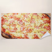 Serviette De Plage Motif PIZZA PICNIC (Devant)