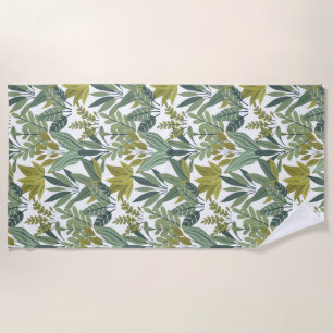 Serviette De Plage motif plante