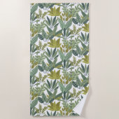 Serviette De Plage motif plante (Devant)
