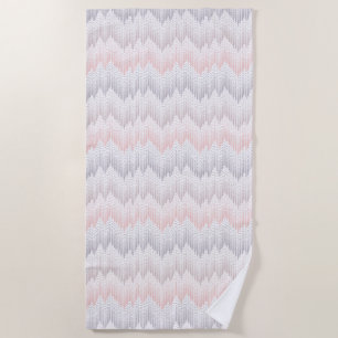 Serviette De Plage Motif pointillé par polka de crête de montagne
