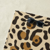 Serviette De Plage Motif Poster de animal Leopard Jaguar (En situation)