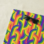 Serviette De Plage Motif Rainbow moderne (En situation)