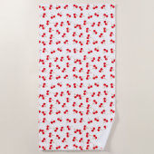 Serviette De Plage Motif Red Cherry (Devant)